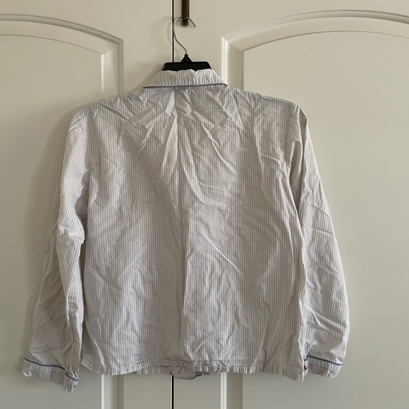 Women’s Striped White Pajama Set - Picture 4 of 7